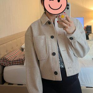 Zara Cropped Jacket, Size Small